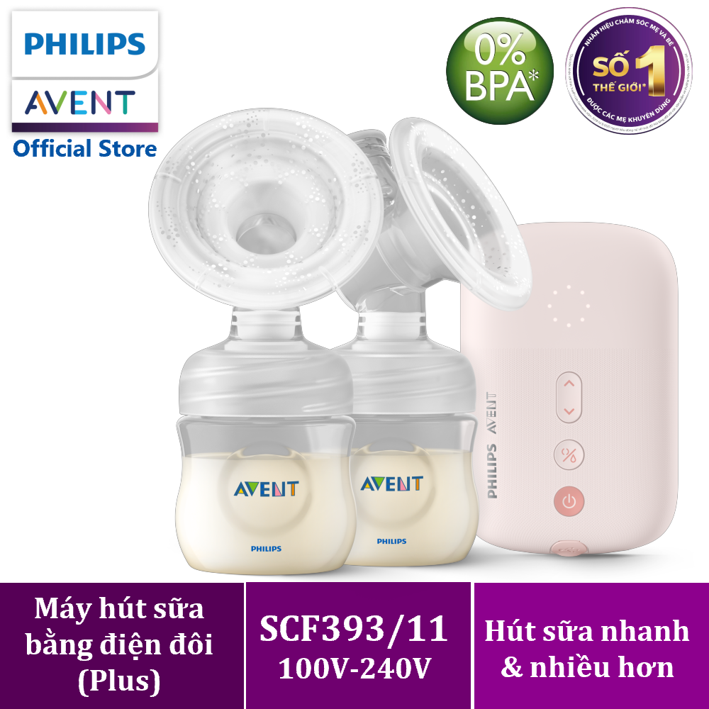 Máy hút sữa bằng điện Philips Avent (Eureka) 393.11 