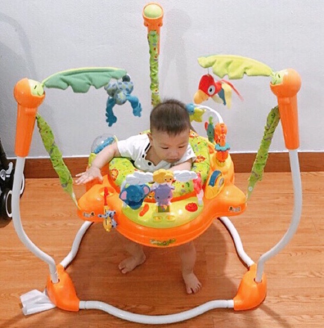 Ghế nhún nhảy tập đứng jumperoo Konig Kids KK63569 có đèn nhạc và thanh đồ chơi trẻ em