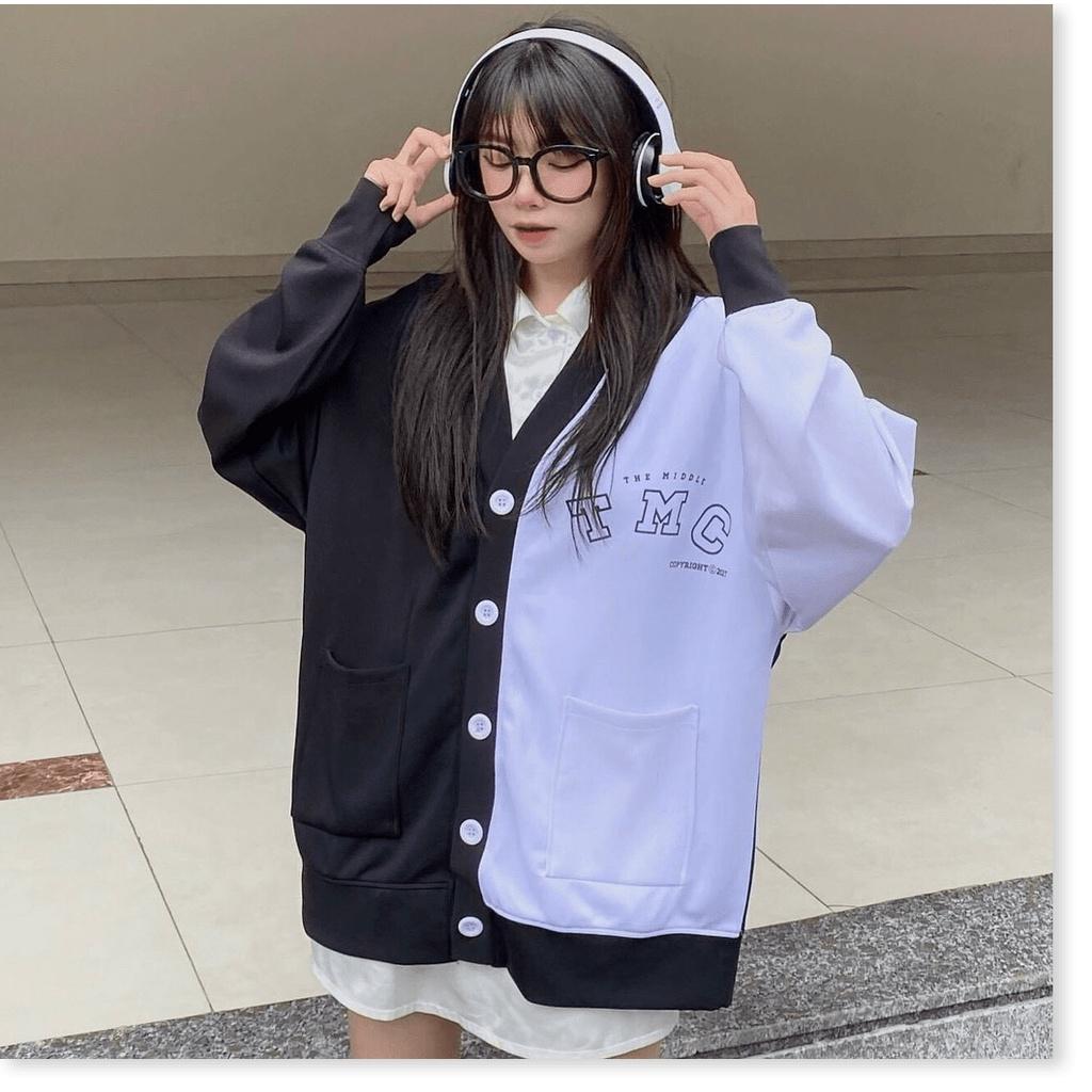 Áo khoác nỉ cardigan cực xinh , phong cách , hàn quốc cho các bạn trẻ THỜI TRANG KME FASHION