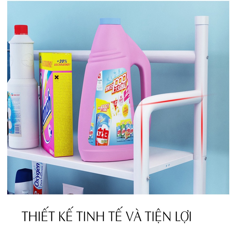 Kệ Nhà Vệ Sinh Bồn Cầu 3 Tầng, Giá Để Đồ Máy Giặt Cao Cấp