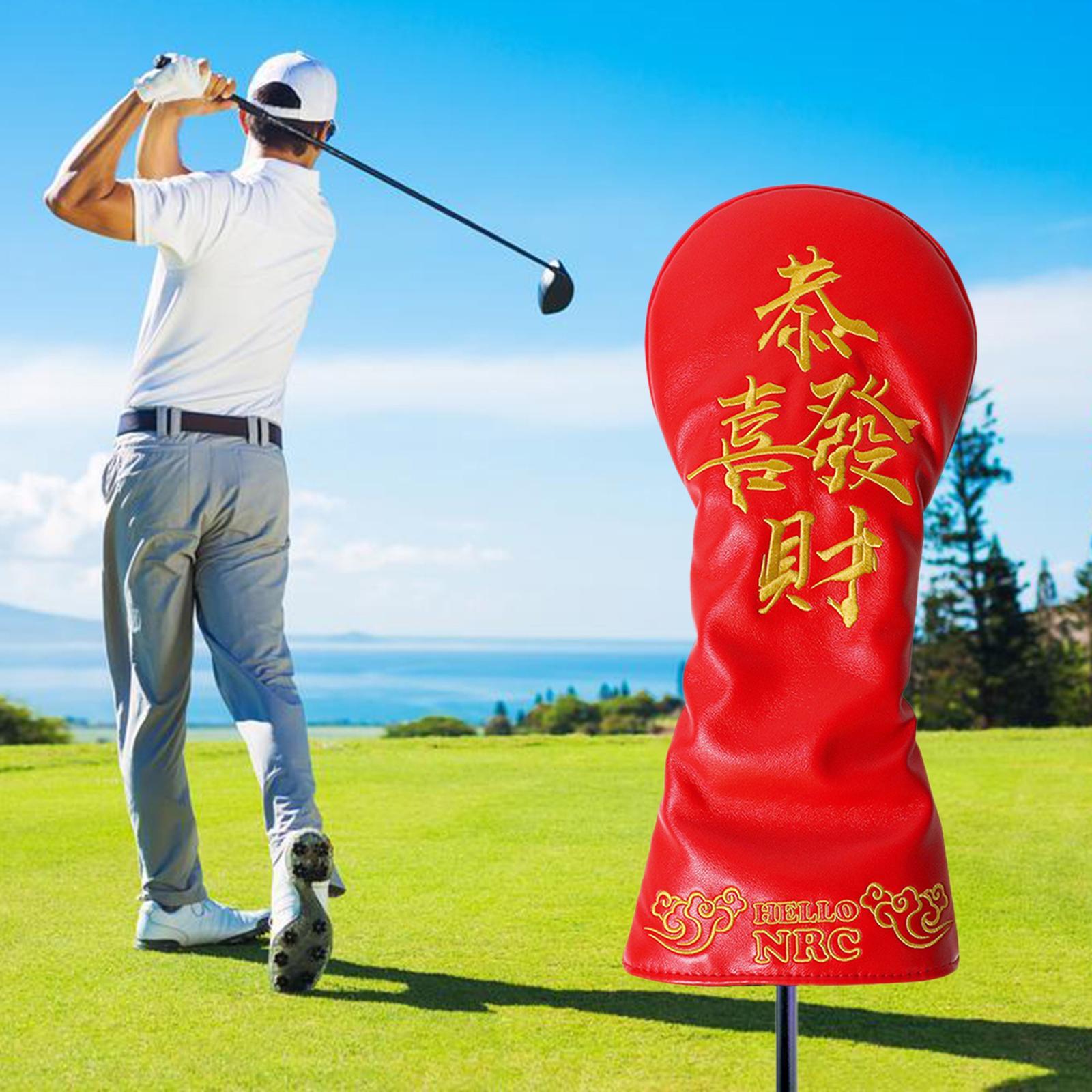 Deluxe Golf Club Head Cover Durable Waterproof Universal Golf Wood Headcover  No