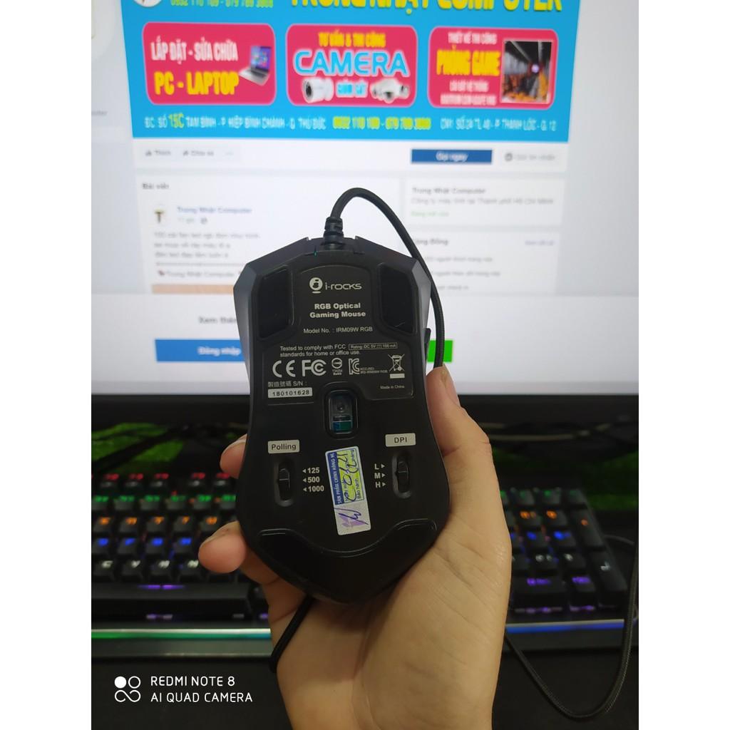 CHUỘT GAMING i-Rocks M09 Plus RGB-Hàng Chính Hãng