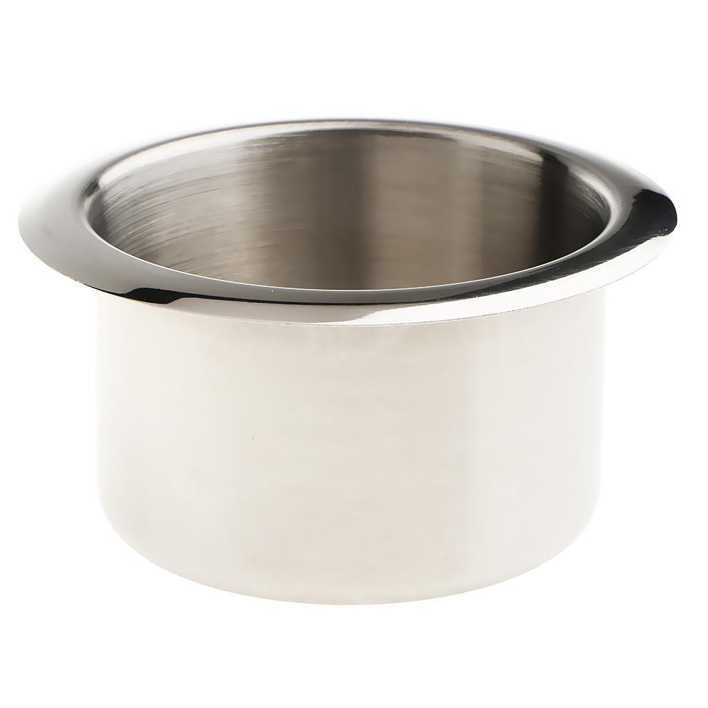 10x Stainless Steel Cup Drink Holder Polished for Marine Car Truck Camper RV