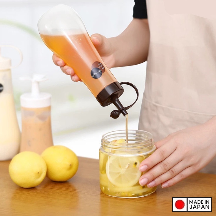 Chai đựng nước sốt Inomata Enough 250ml (S) - Hàng nội địa Nhật Bản nhập khẩu chính hãng