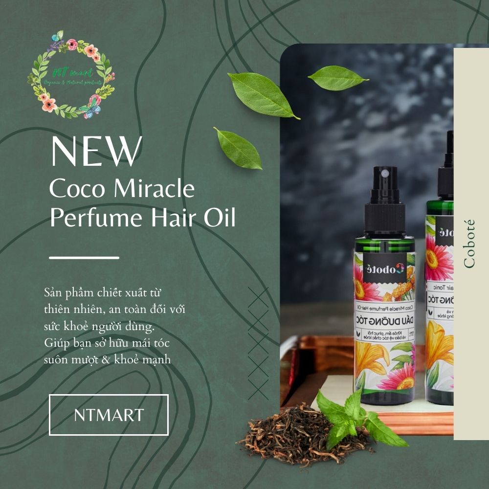 COBOTÉ - Dầu dưỡng tóc - Coco Miracle Perfume Hair Oil