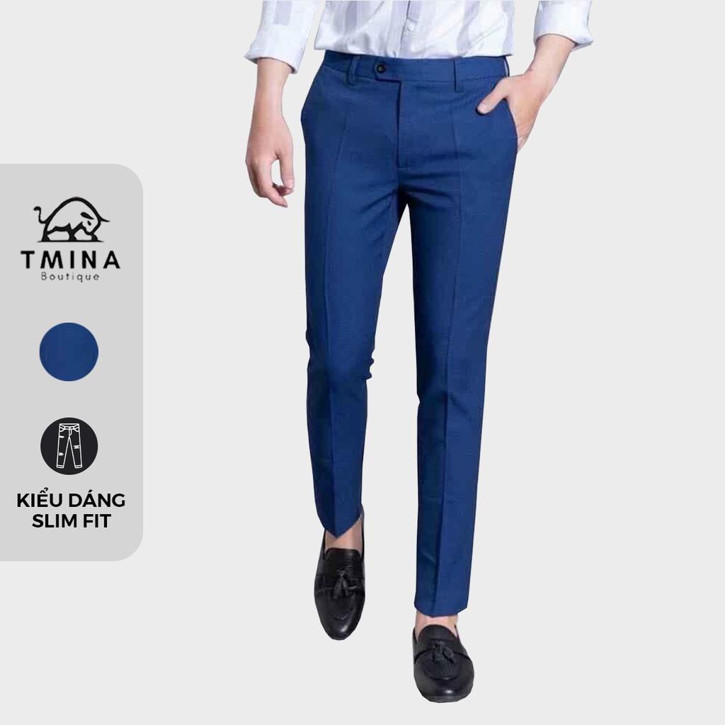 Quần âu nam TMINA kiểu dáng ông sở Slim Fit lịch lãm, nhiều màu sắc trẻ trung