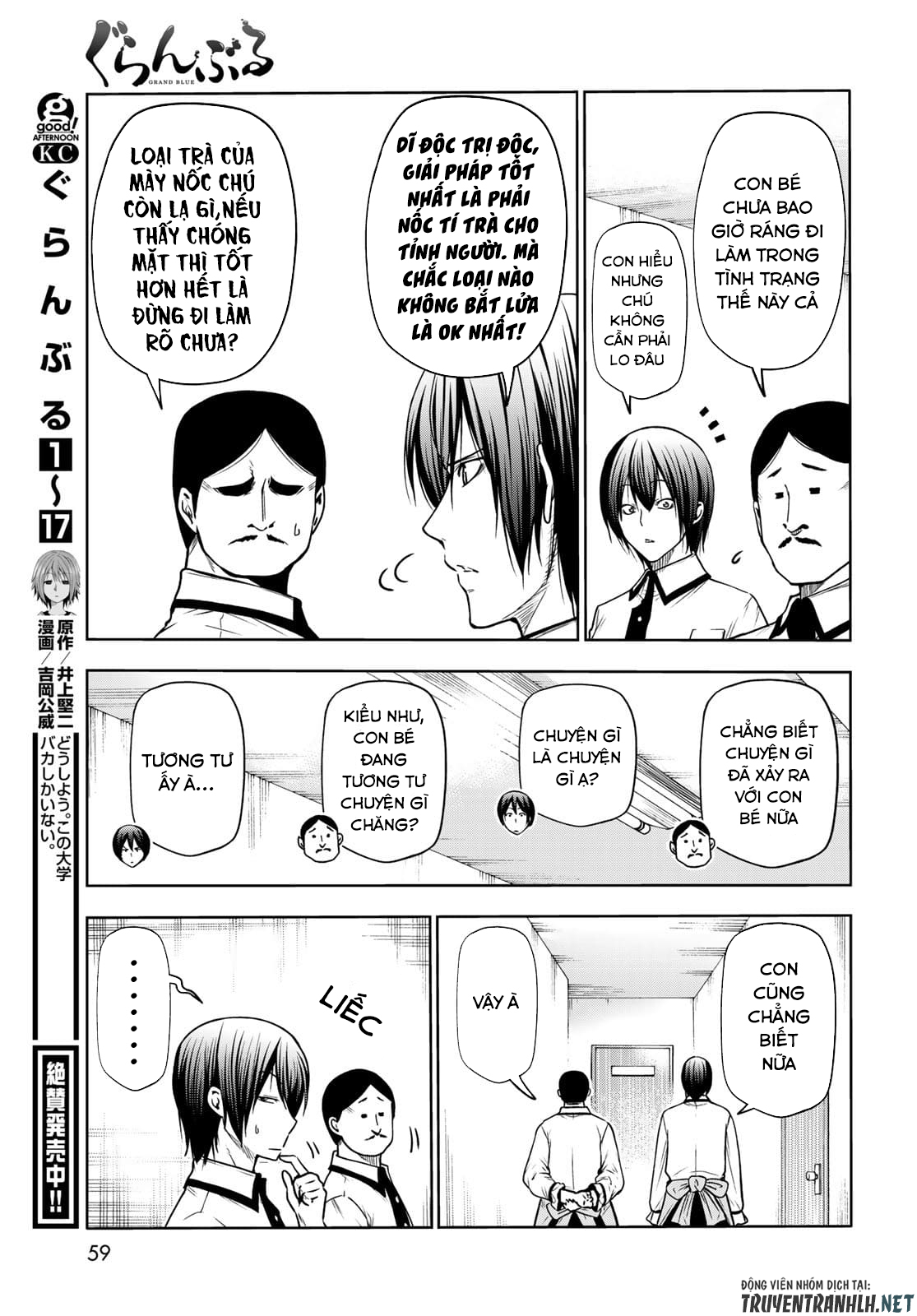 cô gái thích lặn - grand blue chapter 71 5