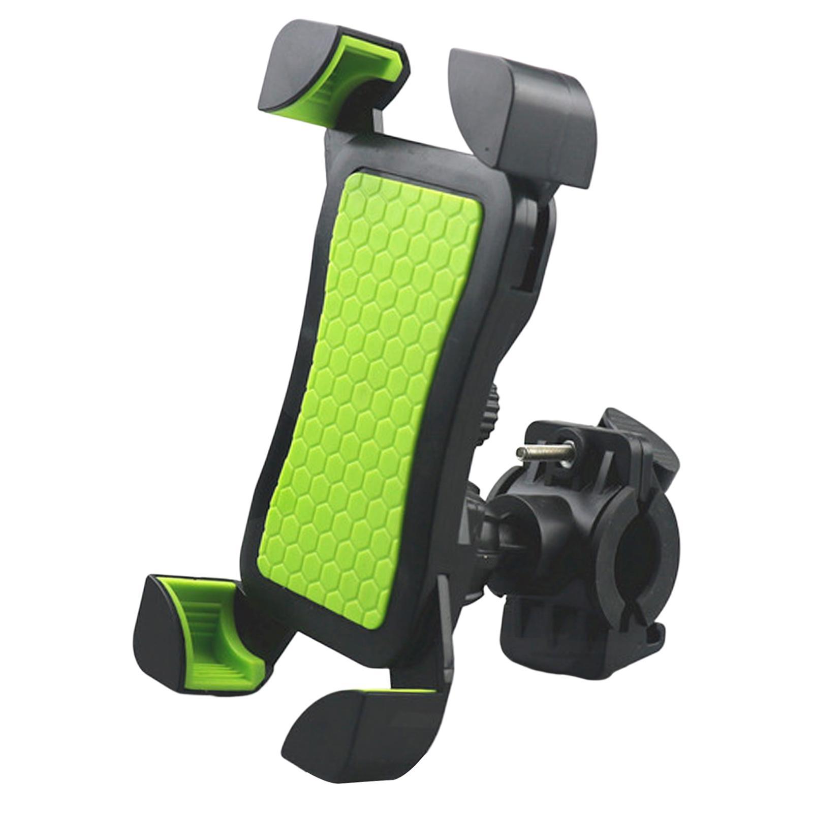 Motorcycle Handlebar Phone Mount Holder Green