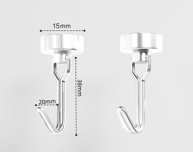 [Bộ 2  Cái]- Nam Châm Móc Treo Lực Hút Siêu Mạnh, Móc Treo Nam Châm Treo Đồ Lực Hút Siêu Mạnh T009
