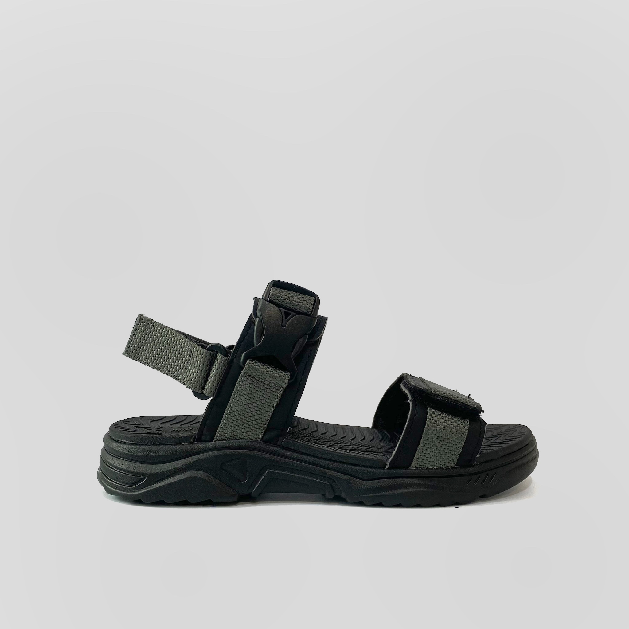 Hình ảnh Giày Sandal Nam The Bily Quai Ngang - Màu Xám BL03X