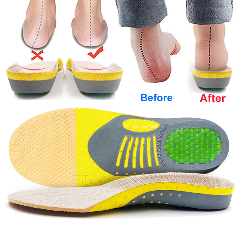 Miếng lót chỉnh hình Dụng cụ chỉnh hình Bàn chân phẳng Miếng đệm đế sức khỏe cho giày Chèn Miếng đệm hỗ trợ vòm cho bệnh viêm cân gan chân Miếng lót chăm sóc bàn chân Color: L 41-45