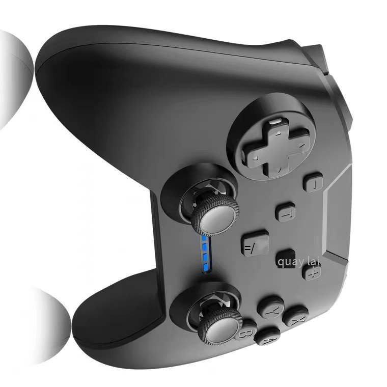 Giá thấp nhất mô hình tư nhân chuyển đổi tay cầm chơi game không dây đánh thức tay cầm chơi game trong suốt SwitchPRO Bluetooth có đèn