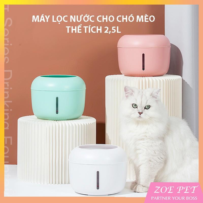 MÁY LỌC NƯỚC TỰ ĐỘNG THÔNG MINH CHO THÚ CƯNG - TẶNG KÈM LÕI LỌC