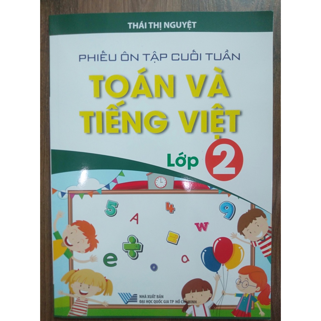 Sách - Phiếu Ôn Tập Cuối Tuần Toán Tiếng Việt Lớp 2 - chân trời sáng tạo