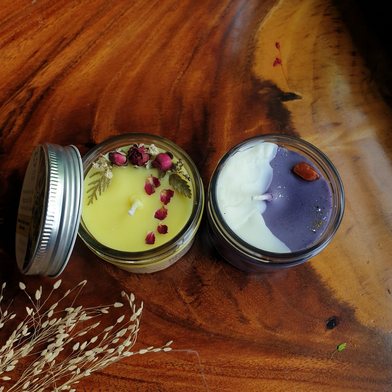 Nến thơm tinh dầu Ngọc lan tây 100g - giúp thư giãn, thơm phòng khử mùi, handmade