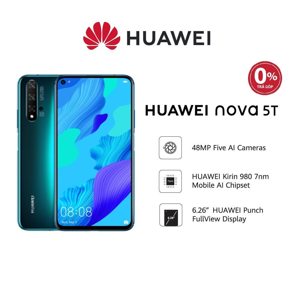 Điện thoại Huawei Nova 5T 8G/128G - Hàng Phân Phối Chính Hãng