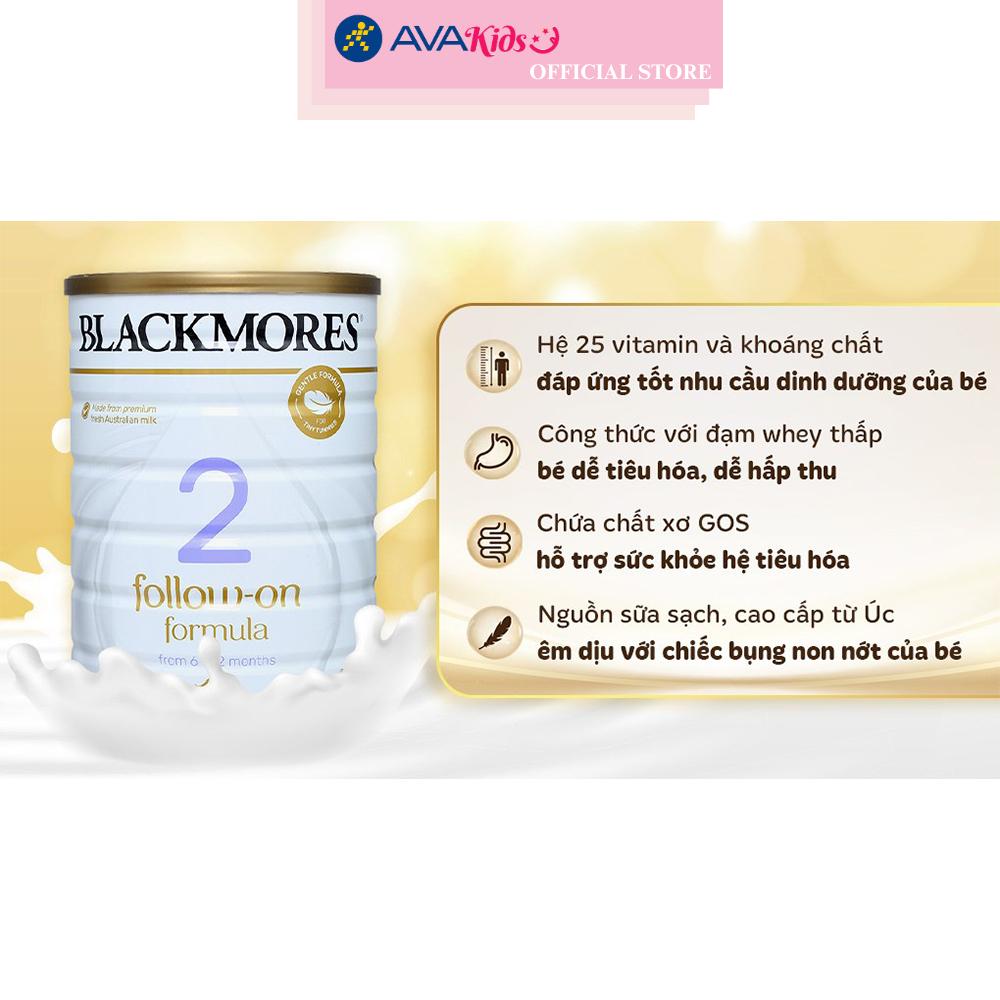 Sữa bột Blackmores Follow-on Formula số 2 hương vani 900g (6 - 12 tháng)