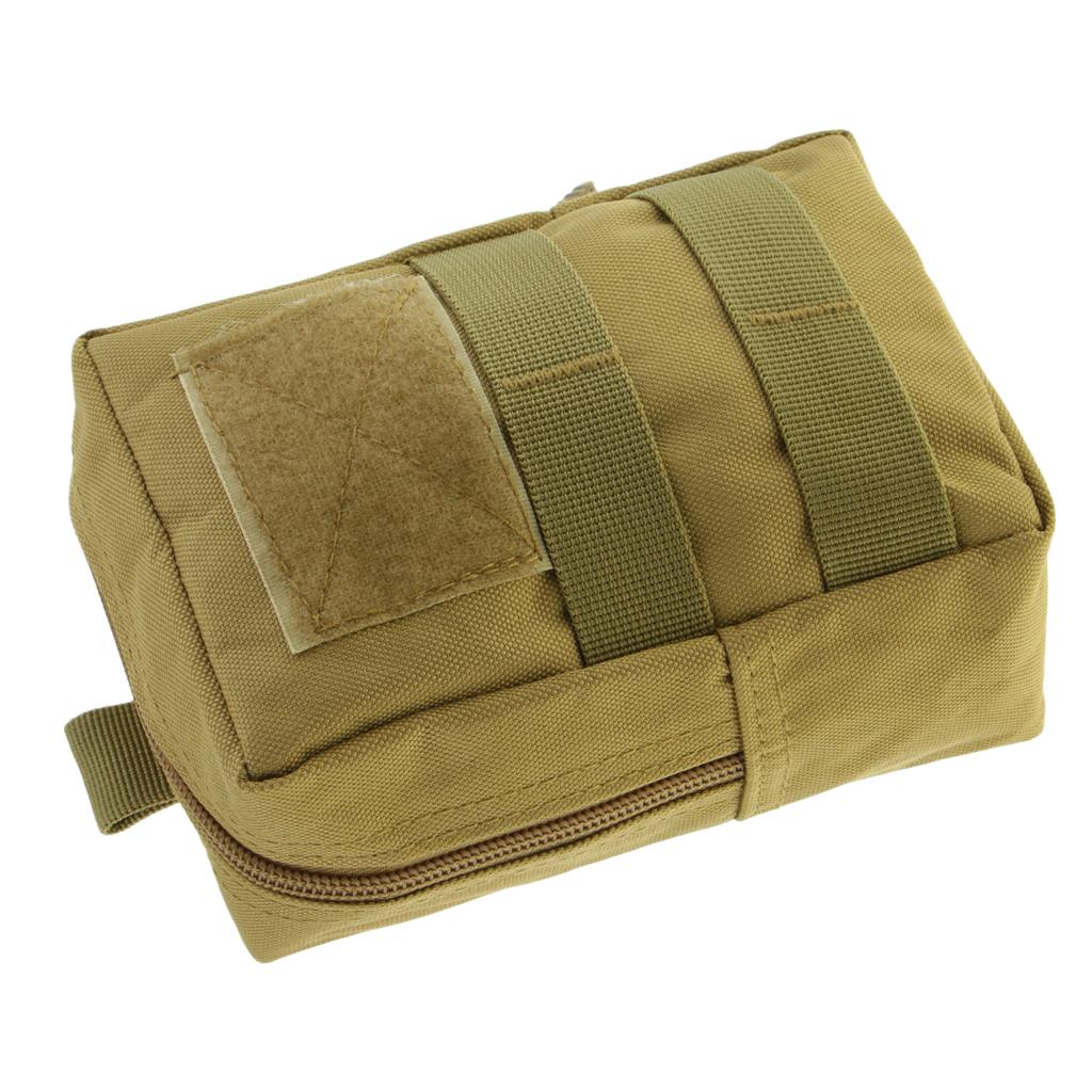 2pcs Durable Compact Molle Waist Pouch  Bag Outdoor EMT Pouch