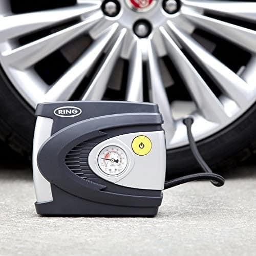 Bơm Ô Tô Mini Tự Động Ring- RAC610, Ring Analogue Air Compressor, Bơm Nhỏ Gọn, Để Trong Ô Tô Tiện Sử Dụng, Nhập Đức