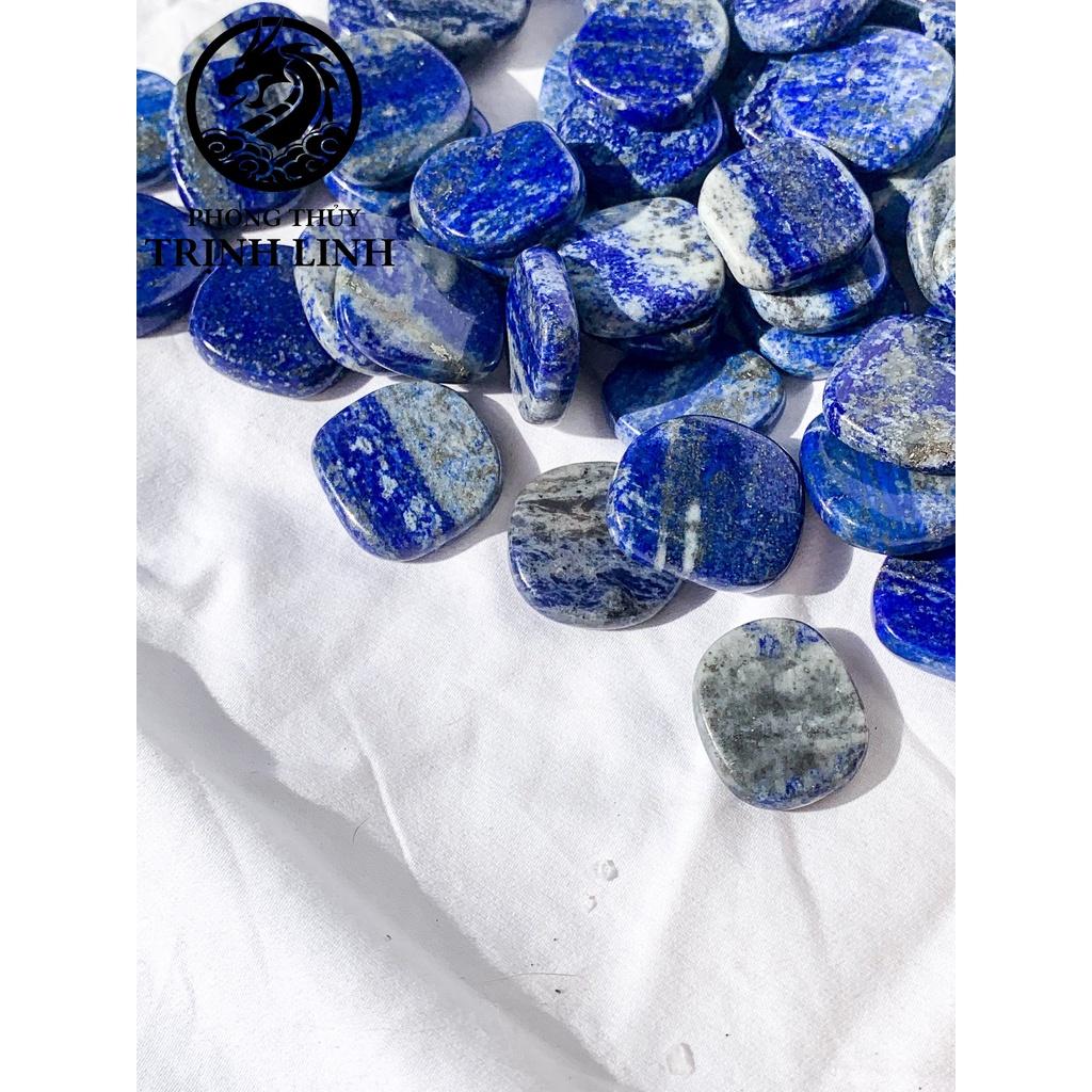 VIÊN ĐÁ BÌNH AN LAPIS LAZULI MINI DÙNG TRONG THANH TẨY, THIỀN, YOGA, PHONG THỦY