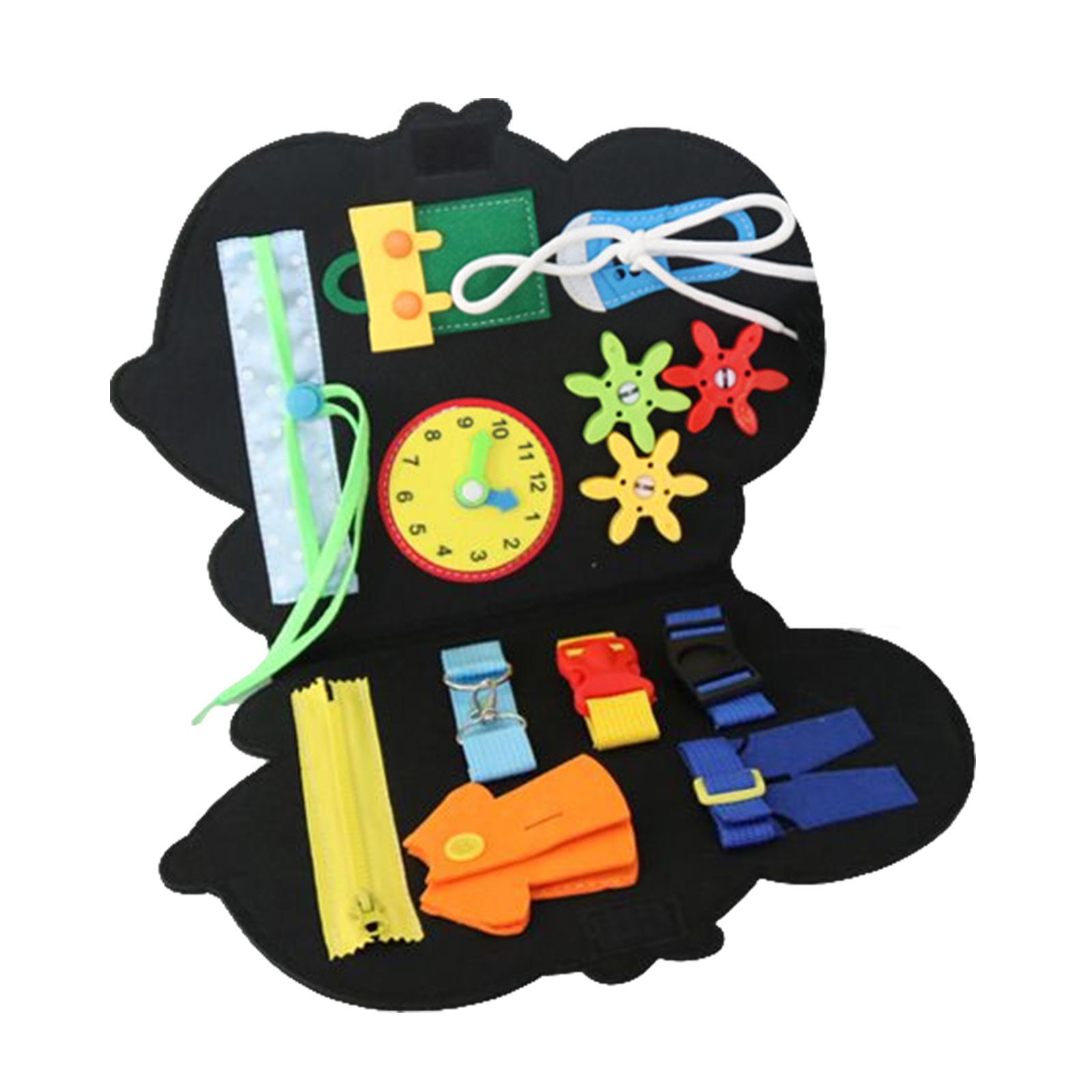 Montessori Sensory Board Toy Educational Toys Felt for Preschool Girls Boys