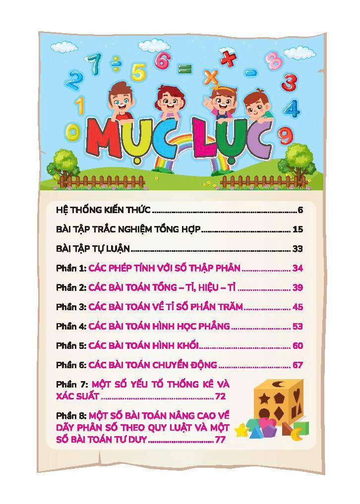 Sách - 90 Ngày Ôn Hè Toán 5 (Dành Cho Học Sinh Lớp 5 Lên Lớp 6)