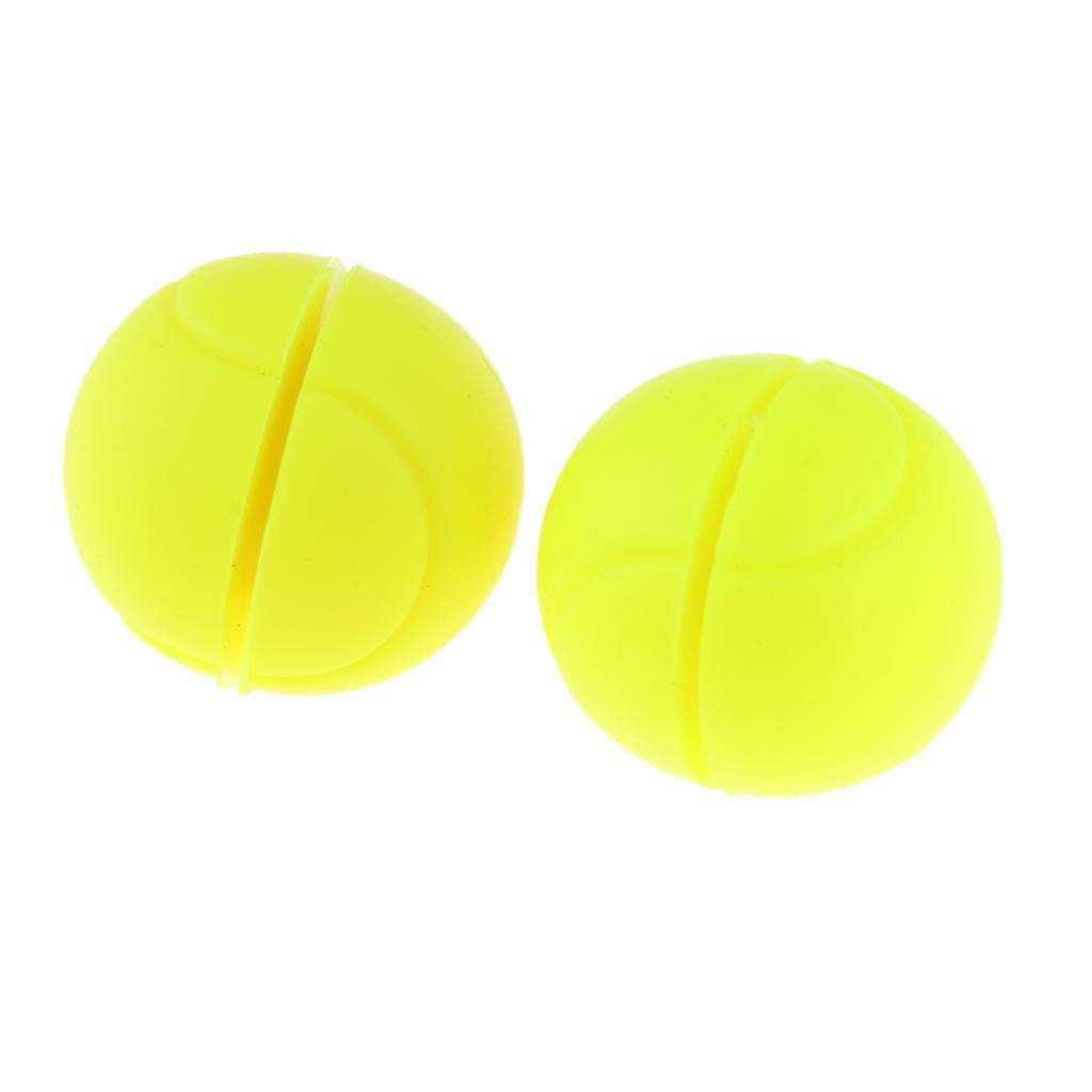 Silicone Tennis Racket Vibration Damper Racquet Shock Absorber Yellow