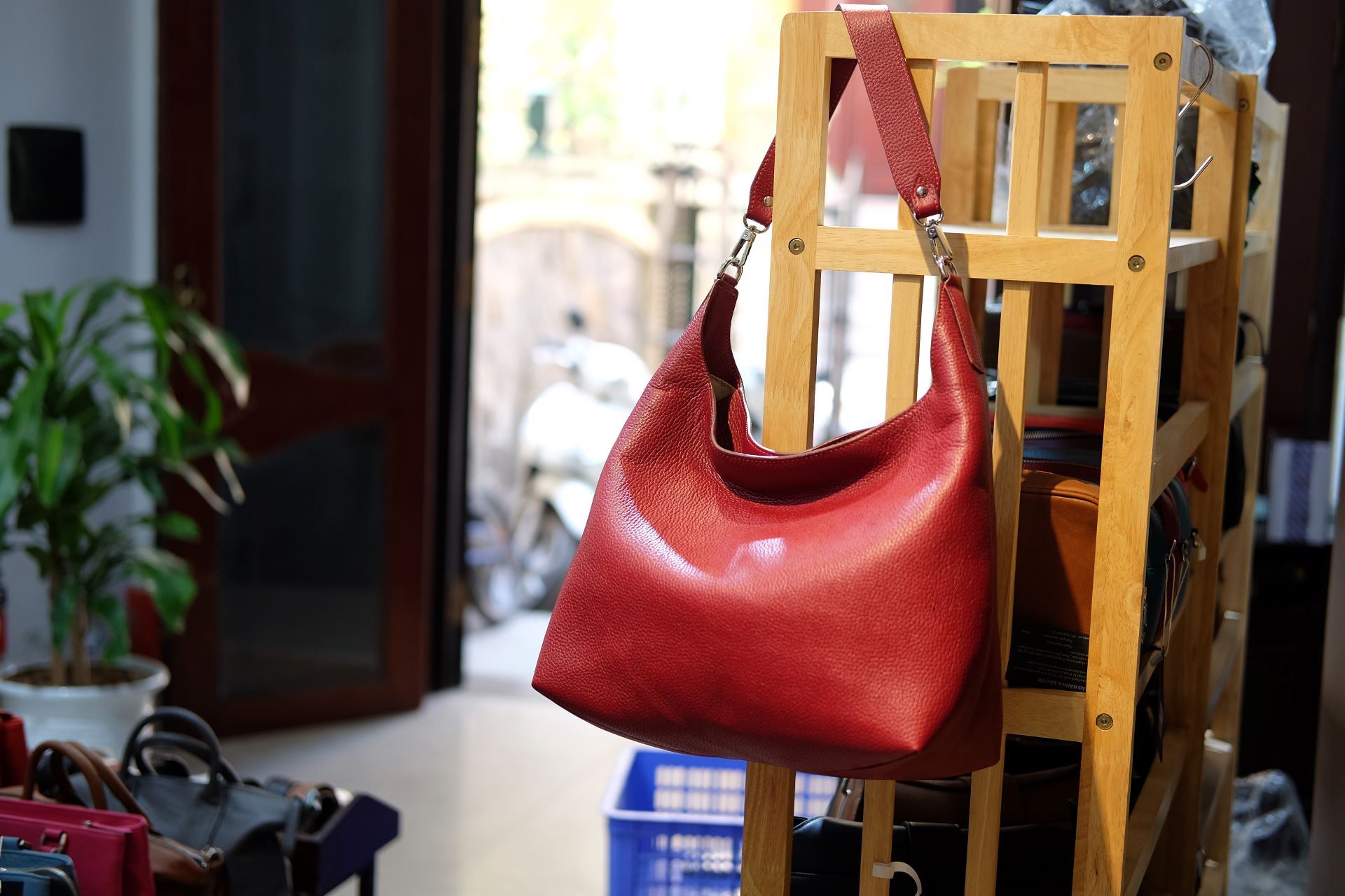Bộ đôi túi hobo Hanah- Clutch Kandy da bò thật cao cấp  thanh lịch, sang trọng