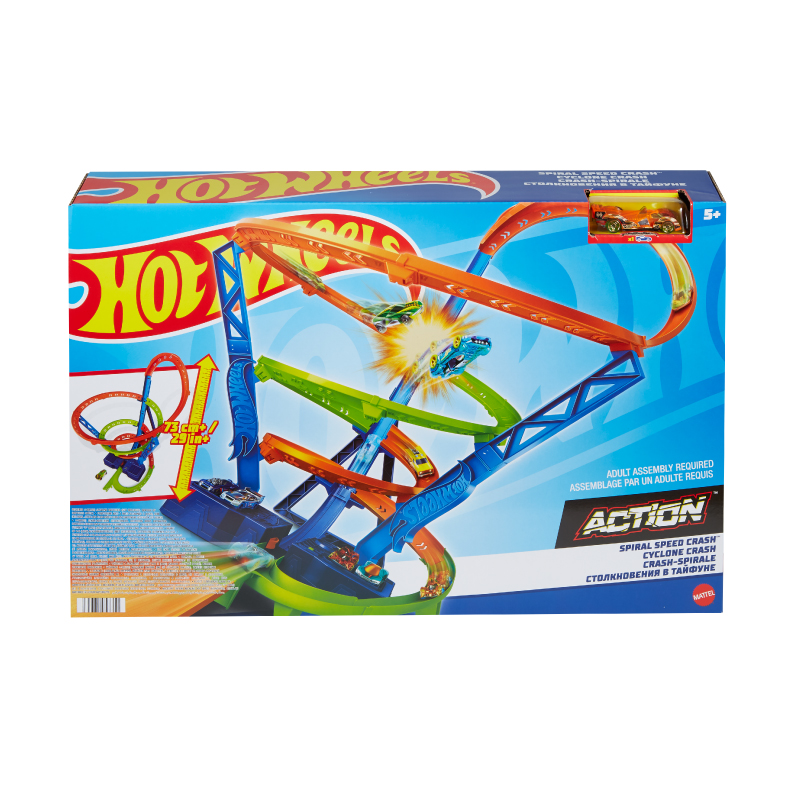 Đồ Chơi HOT WHEELS Bộ Vòng Xoay Xoắn Ốc Vô Cực HGV67