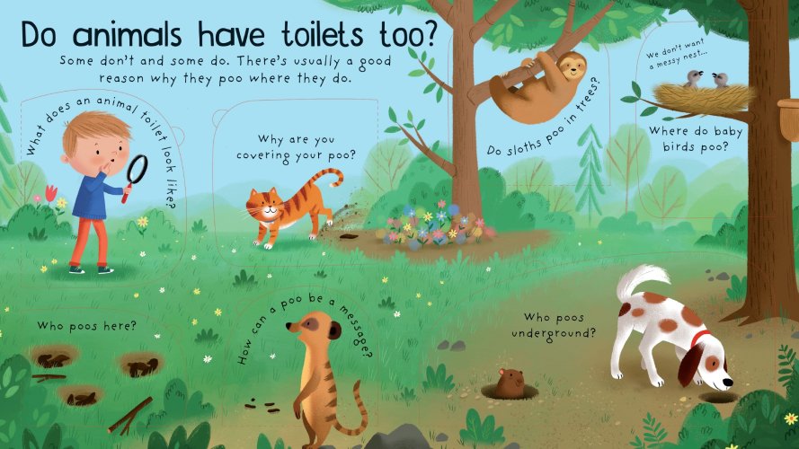 Sách tương tác thiếu nhi tiếng Anh: First Questions And Answers: Where Does Poo Go?