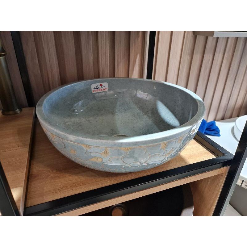 Chậu sứ mỹ thuật - Lavabo đặt bàn mỹ thuật ( BH 10 năm )