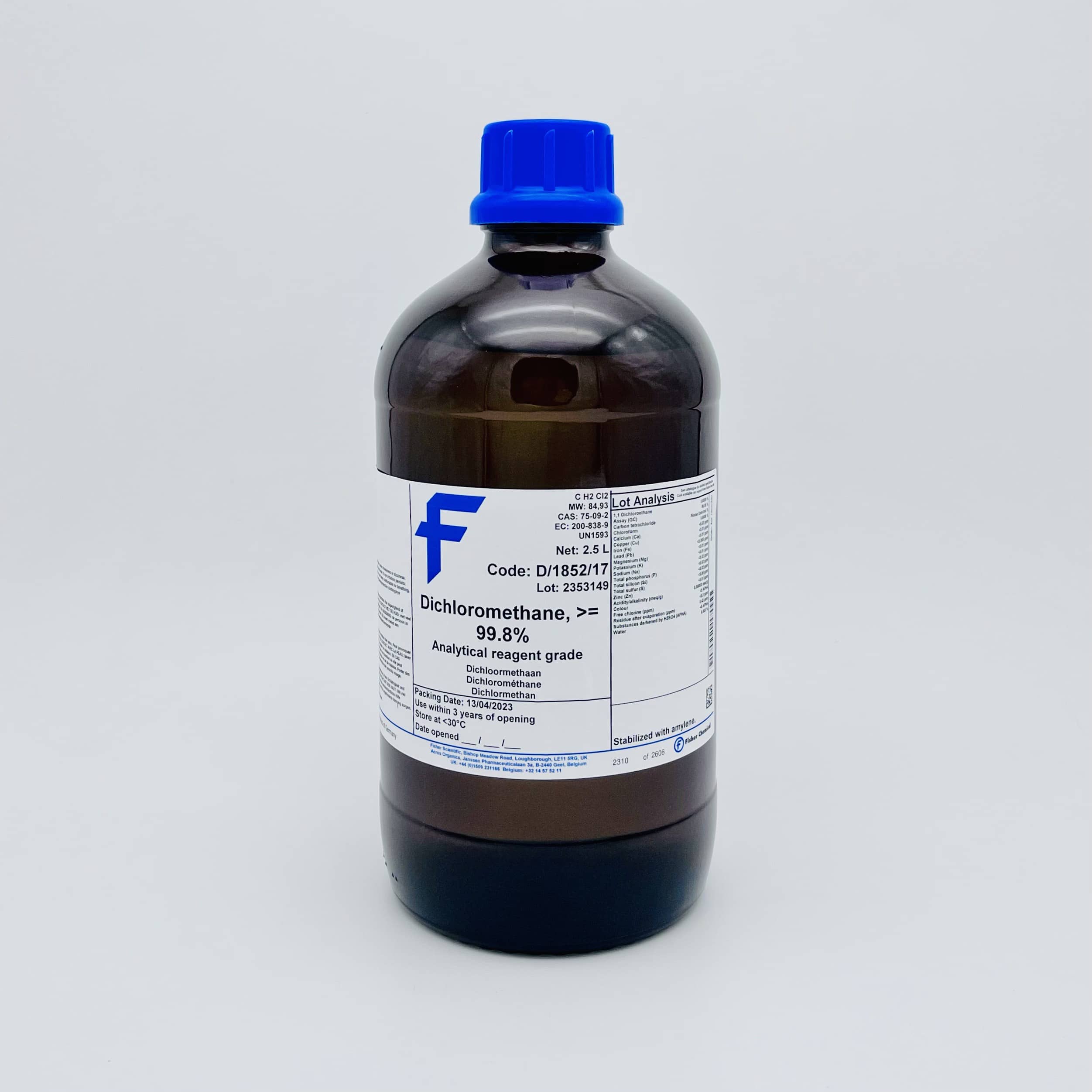 Hóa chất Dichloromethane >99.8%