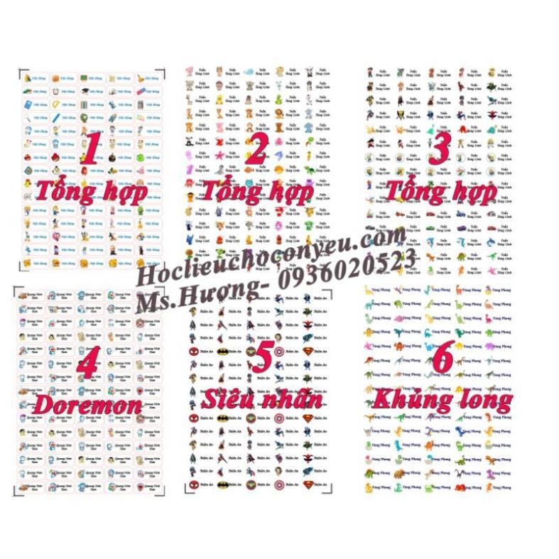 Sticker tên bé theo yêu cầu