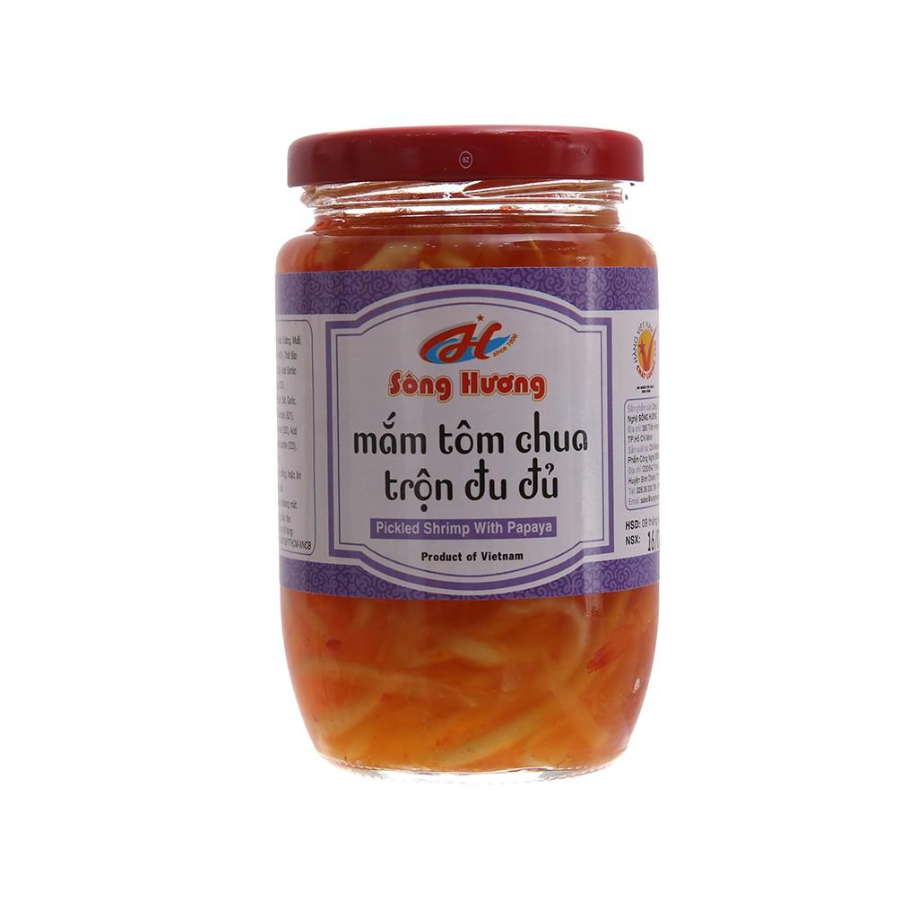 6 Hũ Mắm Tôm Chua Trộn Đu Đủ Sông Hương Foods Hũ 430g