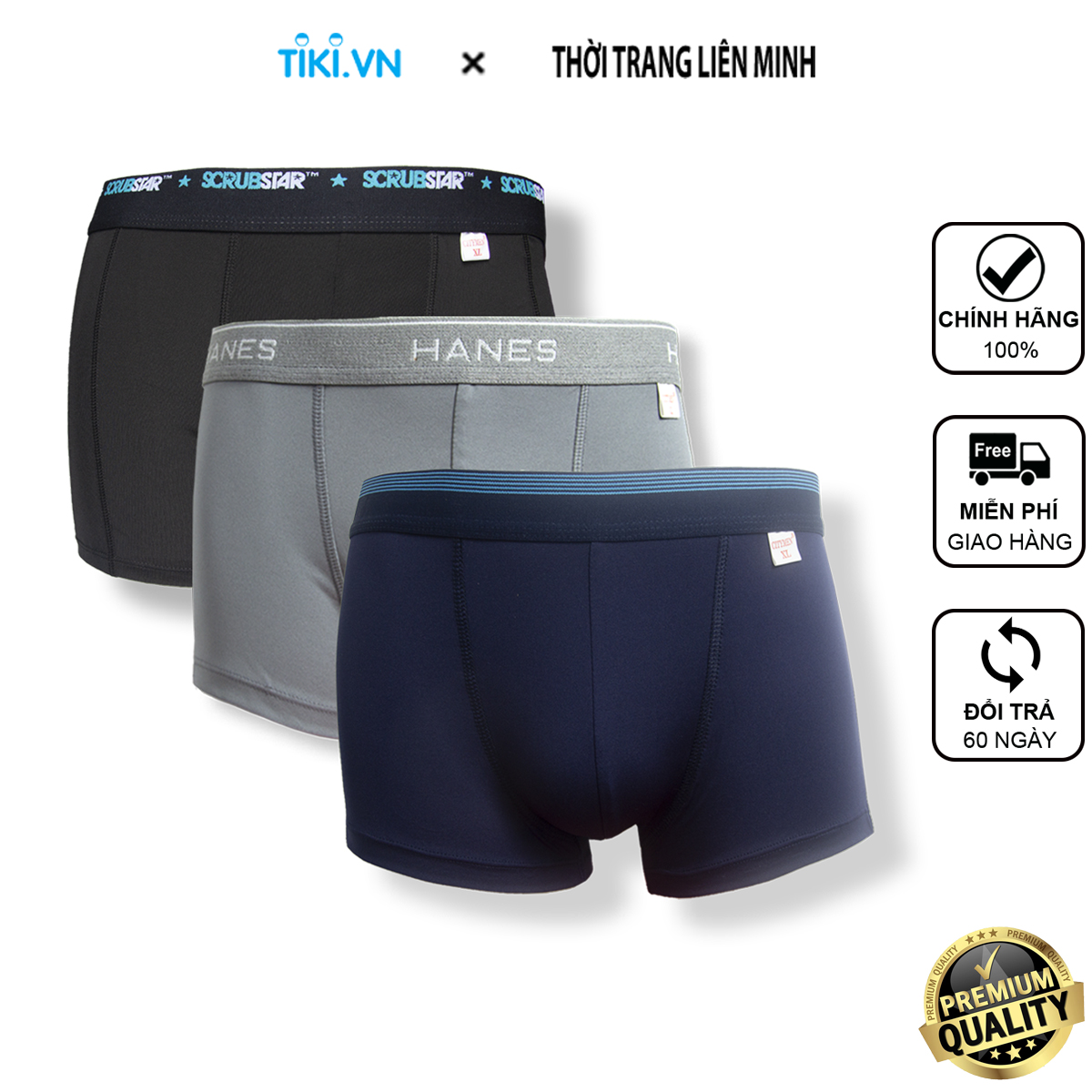 Quần lót nam boxer CITYMEN nhiều lưng cao cấp vải thun lạnh co dãn 4 chiều sịp đùi nam - Giao màu ngẫu nhiên