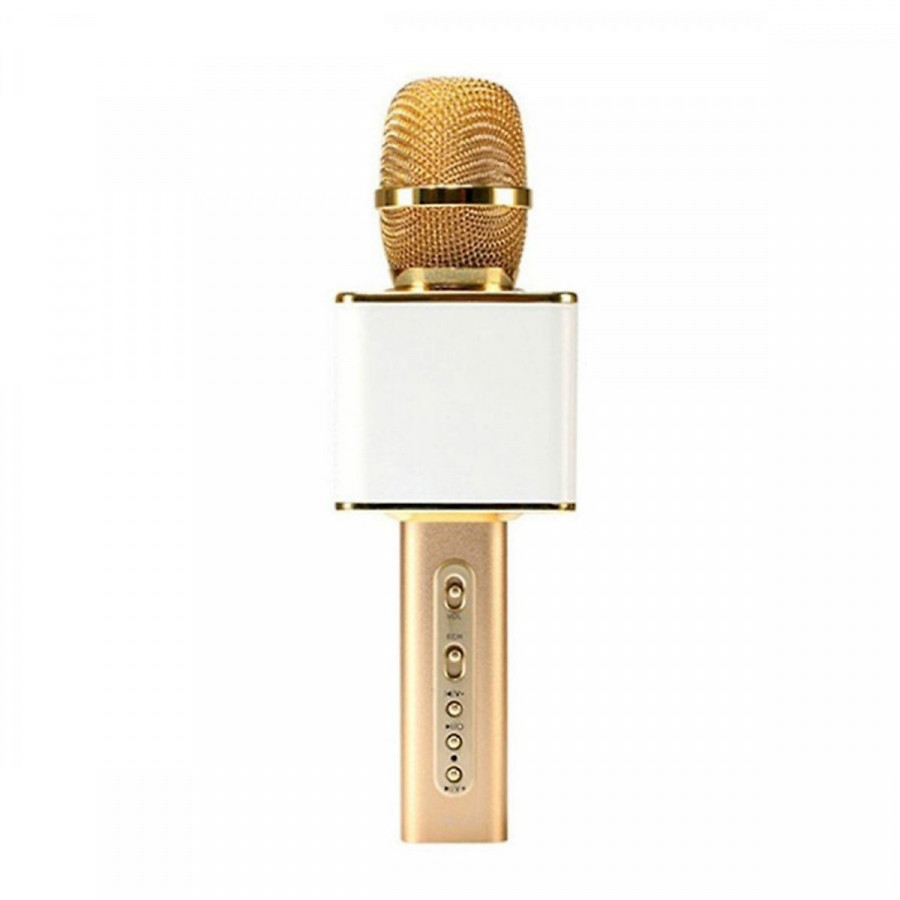 Mic Karaoke kiêm loa Bluetooth SD 08 Kèm khe cắm thẻ nhớ và USB