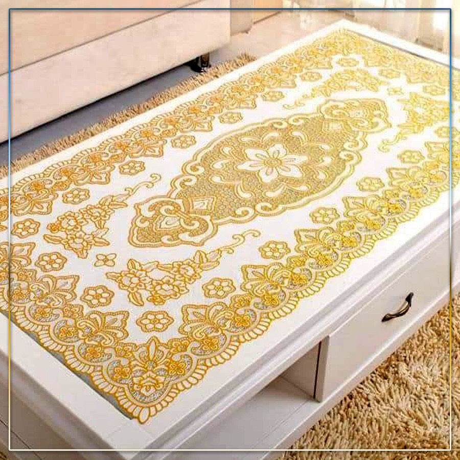 Khăn trải bàn hoa văn đẹp mắt rộng 75cm dài 120cm