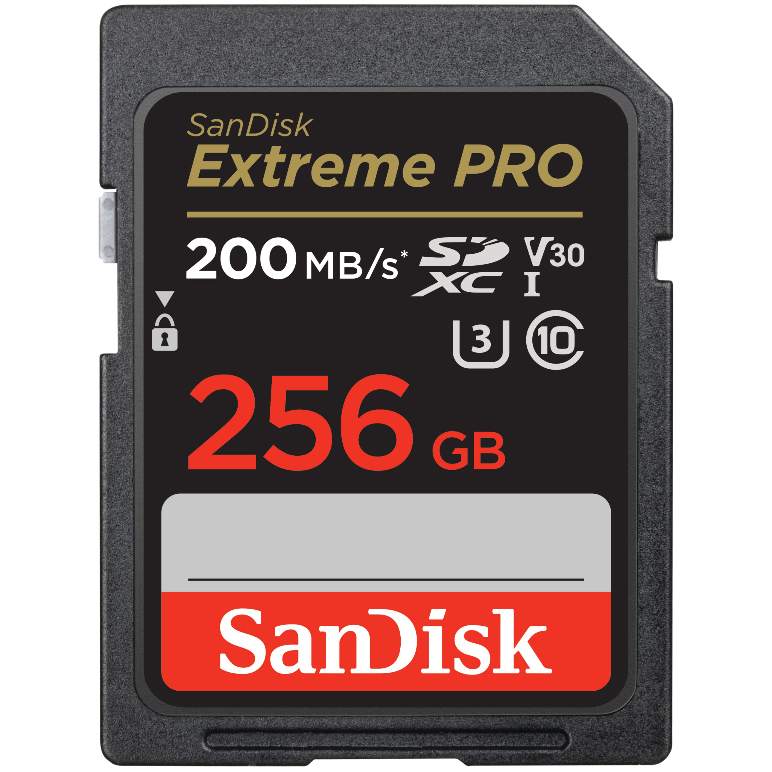 Thẻ nhớ SD SanDisk Extreme Pro 200 MB/s 256GB - Hàng Nhập Khẩu