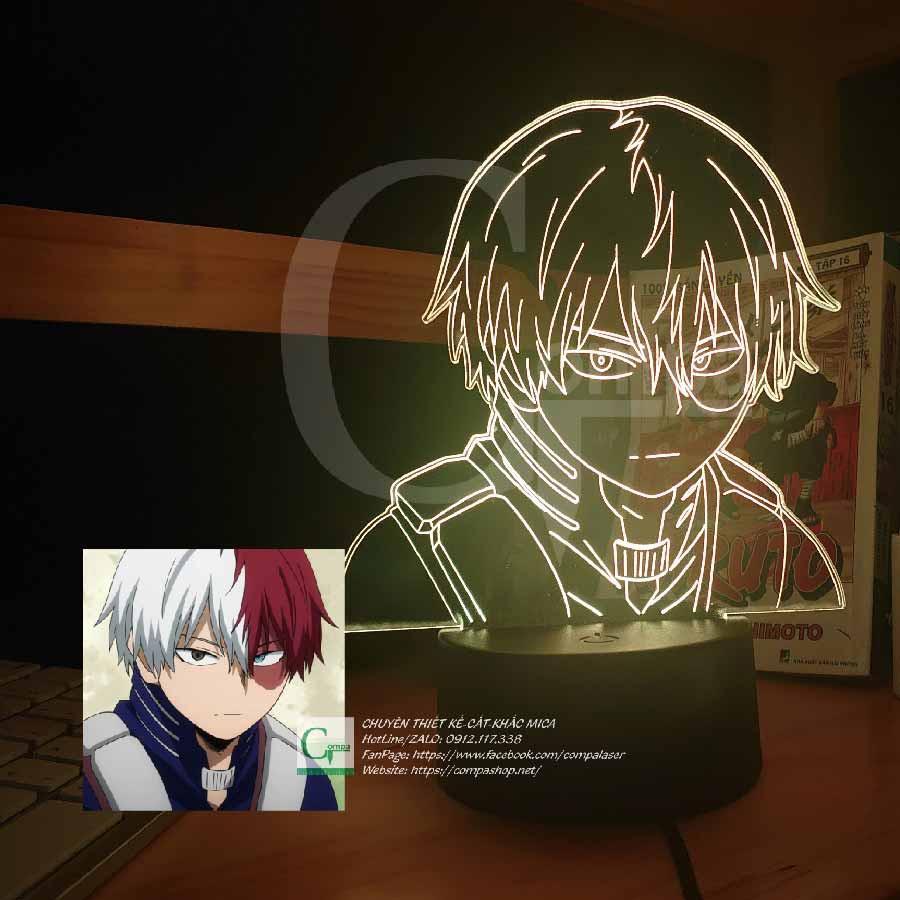 Đèn Ngủ My Hero Academia Todoroki Shoto Type 04 AMHA0204 16 màu tùy chỉnh COMPASHOP