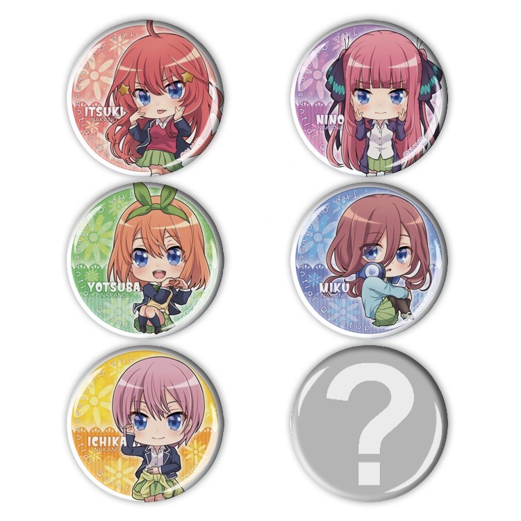 Set 6 Huy hiệu Anime Gotoubun no Hanayome