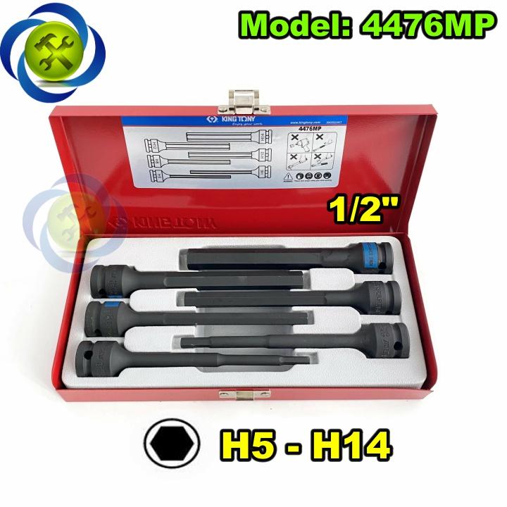 Bộ tuýp đầu lục giác Kingtony 4476MP loại 1/2 6 chi tiết
