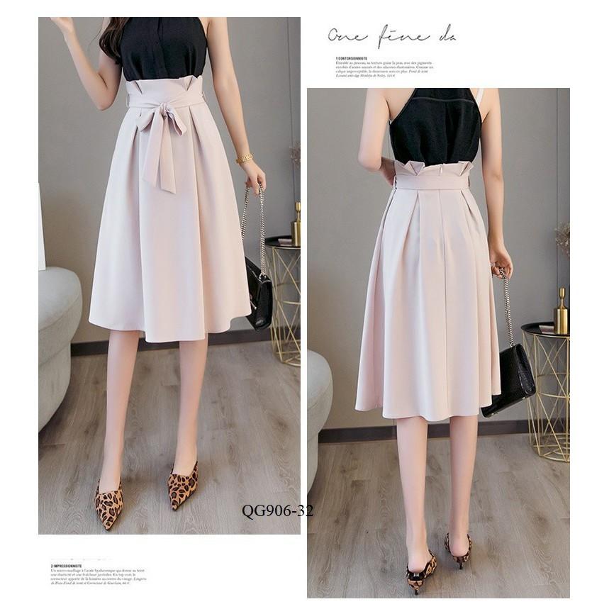 QG906 -CHÂN VÁY THẮT NƠ XINH XẮN *40-90kg