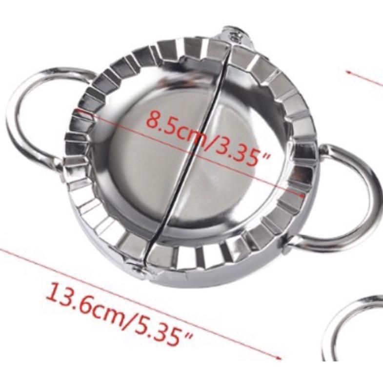 Khuôn bánh há cảo khuôn bánh xếp inox ba cỡ lớn nhỏ có thể dùng làm khuôn bánh bột lọc