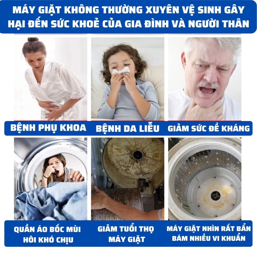 Hộp 6 Viên Vệ Sinh Lồng Máy Giặt 3 Màu Thương Hiệu GOSU Với Công Nghệ Mỹ Giúp Khử Mùi,Diệt Khuẩn ,Tẩy Cặn Canxi Hiểu Qủa