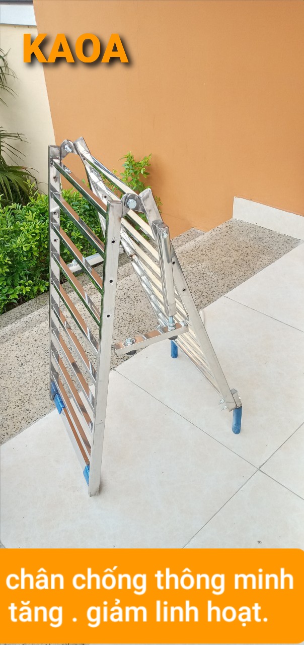 Cầu dắt xe máy inox thông minh kt 150x40cm