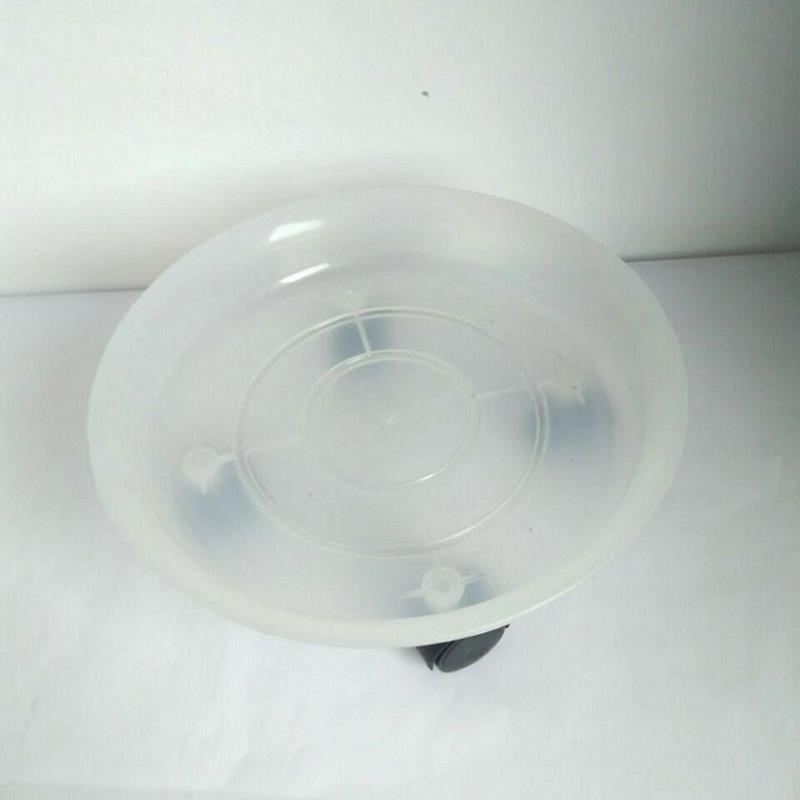 Giá để chậu hoa bằng nhựa TDT-29 cm, Kệ để chậu cây cảnh 4 bánh trong suốt