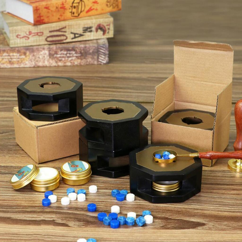 3pcs Wax Sticks Seal Melting Spoon Furnace Tool Sealing Stamp Kit