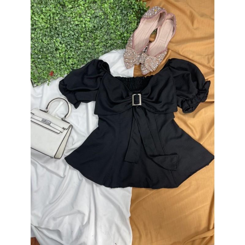 Áo peplum vải đũi Big size