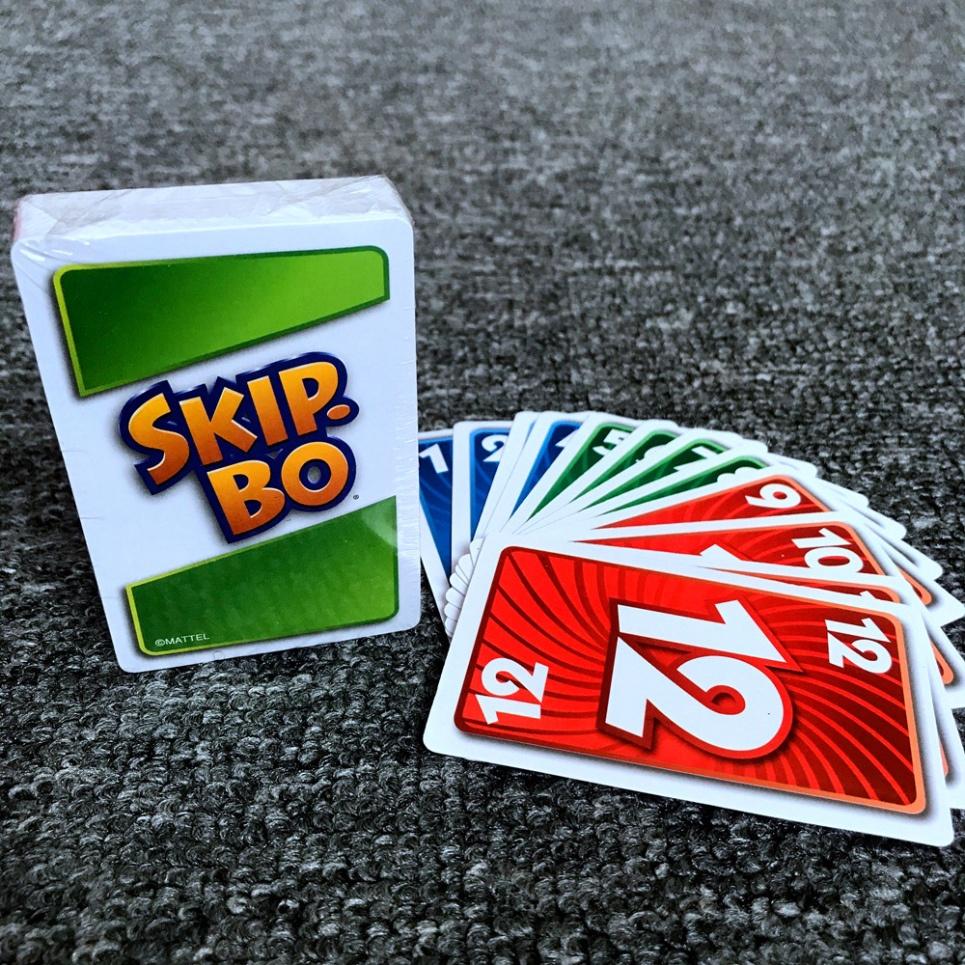 Bộ 162 thẻ bài chơi trò Board Game UNO SKIP BO bản tăng cấp UNO