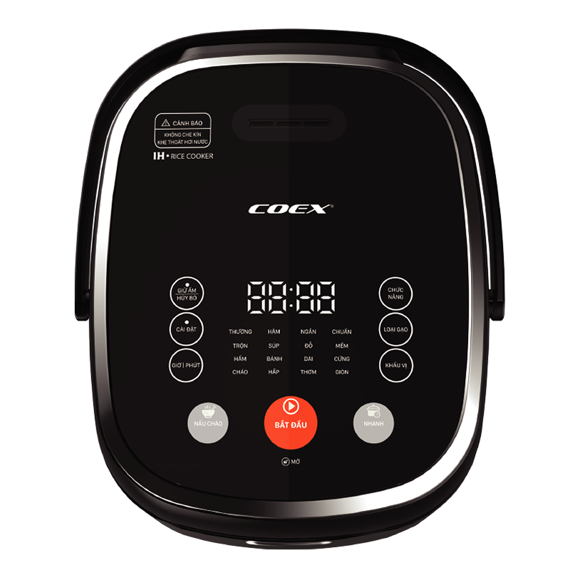 Nồi cơm điện tử cao tần 1.8 lít Coex CR-3459BG - Hàng Chính Hãng